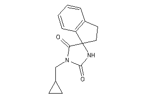 3-(cyclopropylmethyl)spiro[imidazolidine-5,1'-indane]-2,4-quinone
