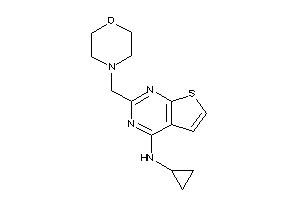 Cyclopropyl-[2-(morpholinomethyl)thieno[2,3-d]pyrimidin-4-yl]amine