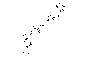 3-(2-anilinothiazol-4-yl)-N-spiro[1,3-benzodioxole-2,1'-cyclopentane]-5-yl-acrylamide