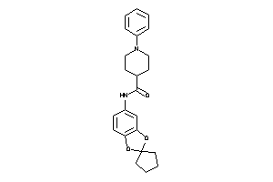 1-phenyl-N-spiro[1,3-benzodioxole-2,1'-cyclopentane]-5-yl-isonipecotamide