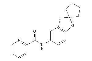 Image of N-spiro[1,3-benzodioxole-2,1'-cyclopentane]-5-ylpicolinamide