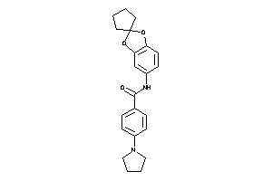 4-pyrrolidino-N-spiro[1,3-benzodioxole-2,1'-cyclopentane]-5-yl-benzamide