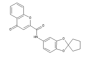 4-keto-N-spiro[1,3-benzodioxole-2,1'-cyclopentane]-5-yl-chromene-2-carboxamide