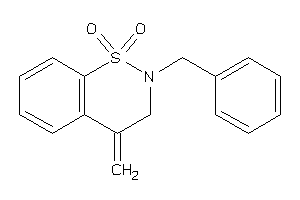 2-benzyl-4-methylene-3H-benzo[e]thiazine 1,1-dioxide