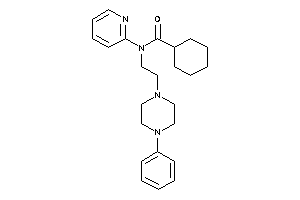 N-[2-(4-phenylpiperazino)ethyl]-N-(2-pyridyl)cyclohexanecarboxamide