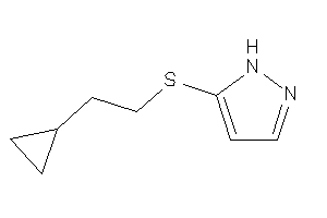 Image of 5-(2-cyclopropylethylthio)-1H-pyrazole