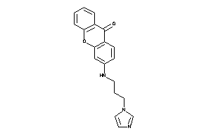 Image of 3-(3-imidazol-1-ylpropylamino)xanthone