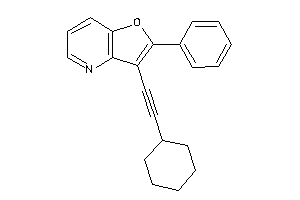 3-(2-cyclohexylethynyl)-2-phenyl-furo[3,2-b]pyridine