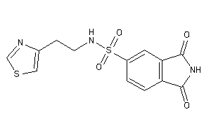 1,3-diketo-N-(2-thiazol-4-ylethyl)isoindoline-5-sulfonamide