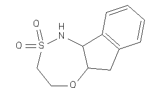 1,3,4,5a,6,10b-hexahydroindeno[1,2-f][1,4,5]oxathiazepine 2,2-dioxide