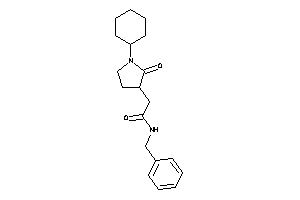 N-benzyl-2-(1-cyclohexyl-2-keto-pyrrolidin-3-yl)acetamide