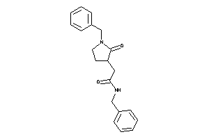 N-benzyl-2-(1-benzyl-2-keto-pyrrolidin-3-yl)acetamide