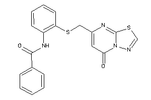 Image of N-[2-[(5-keto-[1,3,4]thiadiazolo[3,2-a]pyrimidin-7-yl)methylthio]phenyl]benzamide