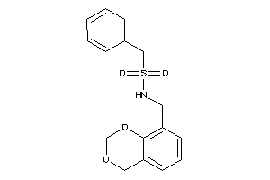 N-(4H-1,3-benzodioxin-8-ylmethyl)-1-phenyl-methanesulfonamide