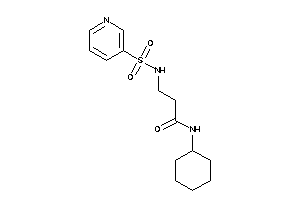 N-cyclohexyl-3-(3-pyridylsulfonylamino)propionamide