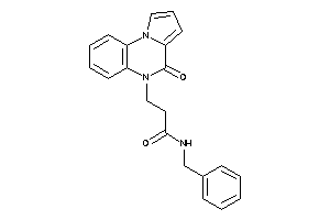 N-benzyl-3-(4-ketopyrrolo[1,2-a]quinoxalin-5-yl)propionamide