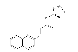 N-furazan-3-yl-2-(2-quinolylthio)acetamide