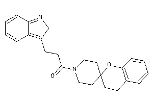 3-(2H-indol-3-yl)-1-spiro[chroman-2,4'-piperidine]-1'-yl-propan-1-one