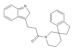 3-(2H-indol-3-yl)-1-spiro[indane-1,3'-piperidine]-1'-yl-propan-1-one