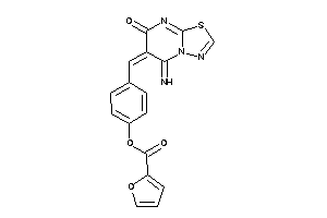 Furan-2-carboxylic Acid [4-[(5-imino-7-keto-[1,3,4]thiadiazolo[3,2-a]pyrimidin-6-ylidene)methyl]phenyl] Ester