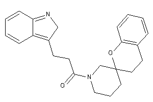 3-(2H-indol-3-yl)-1-spiro[chroman-2,3'-piperidine]-1'-yl-propan-1-one