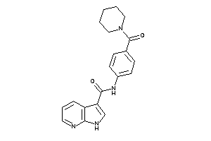 N-[4-(piperidine-1-carbonyl)phenyl]-1H-pyrrolo[2,3-b]pyridine-3-carboxamide