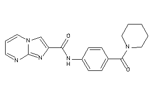 N-[4-(piperidine-1-carbonyl)phenyl]imidazo[1,2-a]pyrimidine-2-carboxamide