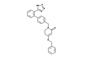 4-benzoxy-1-[4-[2-(1H-tetrazol-5-yl)phenyl]benzyl]-2,3-dihydropyridin-6-one