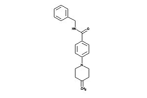 N-benzyl-4-(4-methylenepiperidino)benzamide