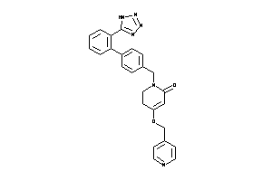 4-(4-pyridylmethoxy)-1-[4-[2-(1H-tetrazol-5-yl)phenyl]benzyl]-2,3-dihydropyridin-6-one