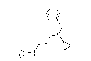 Image of Cyclopropyl-[3-(cyclopropylamino)propyl]-(3-thenyl)amine