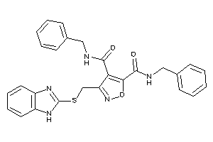 3-[(1H-benzimidazol-2-ylthio)methyl]-N,N'-dibenzyl-isoxazole-4,5-dicarboxamide