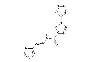 1-furazan-3-yl-N-(2-thenylideneamino)triazole-4-carboxamide