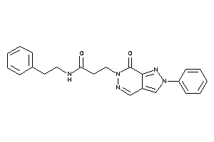 3-(7-keto-2-phenyl-pyrazolo[3,4-d]pyridazin-6-yl)-N-phenethyl-propionamide