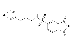 1,3-diketo-N-[3-(1H-pyrazol-4-yl)propyl]isoindoline-5-sulfonamide