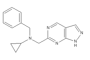 Benzyl-cyclopropyl-(1H-pyrazolo[3,4-d]pyrimidin-6-ylmethyl)amine