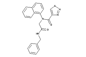 N-[2-(benzylamino)-2-keto-ethyl]-N-(1-naphthyl)thiadiazole-4-carboxamide