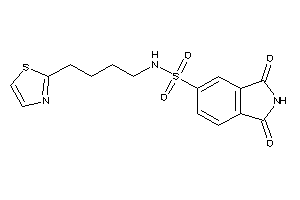 1,3-diketo-N-(4-thiazol-2-ylbutyl)isoindoline-5-sulfonamide