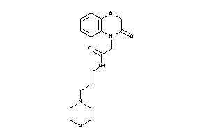 2-(3-keto-1,4-benzoxazin-4-yl)-N-(3-morpholinopropyl)acetamide