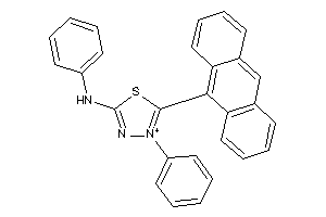 [5-(9-anthryl)-4-phenyl-1,3,4-thiadiazol-4-ium-2-yl]-phenyl-amine