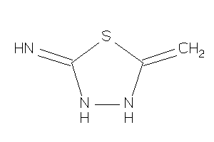 (5-methylene-1,3,4-thiadiazolidin-2-ylidene)amine