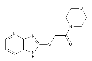 2-(1H-imidazo[4,5-b]pyridin-2-ylthio)-1-morpholino-ethanone