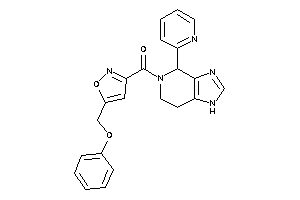 [5-(phenoxymethyl)isoxazol-3-yl]-[4-(2-pyridyl)-1,4,6,7-tetrahydroimidazo[4,5-c]pyridin-5-yl]methanone