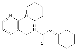 2-cyclohexylidene-N-[(2-piperidino-3-pyridyl)methyl]acetamide