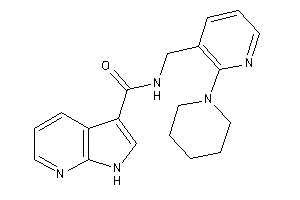 N-[(2-piperidino-3-pyridyl)methyl]-1H-pyrrolo[2,3-b]pyridine-3-carboxamide