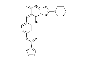 Furan-2-carboxylic Acid [4-[(5-imino-7-keto-2-piperidino-[1,3,4]thiadiazolo[3,2-a]pyrimidin-6-ylidene)methyl]phenyl] Ester