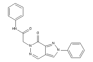 2-(7-keto-2-phenyl-pyrazolo[3,4-d]pyridazin-6-yl)-N-phenyl-acetamide