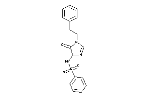 N-(5-keto-1-phenethyl-2-imidazolin-4-yl)benzenesulfonamide