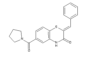 2-benzal-6-(pyrrolidine-1-carbonyl)-4H-1,4-benzothiazin-3-one