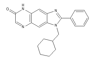 3-(cyclohexylmethyl)-2-phenyl-8H-imidazo[4,5-g]quinoxalin-7-one